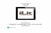 A Correlation of iLit 20 - pearsonschool.com · 5.RL.2 Determine a theme of a story, drama, or poem from details of the text; include how characters in story or drama respond to challenges,