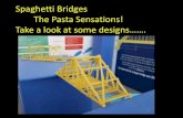Spaghetti Bridges The Pasta Sensations! - PBworks · Spaghetti Bridges The Pasta Sensations! ... SPAGHETTI BRIDGE DESIGN PROJECT Step 1: Choose a design/pattern for your truss bridge.