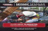 SEISMIC SEMINAR - Central Welding Supply HERE TO REGISTER ... 5. D1.8 Welder Qualification 6. ... Certified Welding Inspector and Qualified Welder. SEISMIC. SEMINAR.