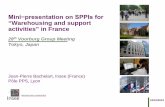 Mini−presentation on SPPIs for “Warehousing and support ... · 52.22 Service activities incidental to water transportation ... transport service producer indice. ... “Warehousing