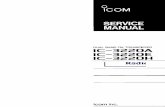 ICOM IC-3220 service manual - Repeater Builder · This service manual describes the ... CR.166 16.745 MHZ ... UHF 2nd LO crystal CR-214 30.42 MHZ) U-PLL UNIT Reference crystal (Xl