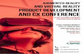 AND VIRTUAL REALITY PRODUCT DEVELOPMENT …claridenglobal.com/conference/arvr-aus-2017/wp-content/uploads/... · PRODUCT DEVELOPMENT AND CX CONFERENCE. ... the Game Changer for Interactive