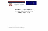 REPUBLIC OF SERBIA IPARD PROGRAMME FOR 2014 …europa.rs/files/IPARD_II.pdf · REPUBLIC OF SERBIA IPARD PROGRAMME FOR 2014-2020 ... International Bank for Reconstruction and Development