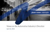 Views on the Automotive Industry’s Direction - pma.org§Introduction of Five-Year Sunset Provision ... AUDI Puebla Plant 2017 BMW San Luis Potosi Plant 2019 KIA Pesqueria Plant 2016