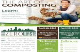 THE ART OF COMPOSTING - Dallasspwebext1.dallascityhall.com/departments/sanitation/DCH Documents... · The Art of Composting is a FREE seminar for residents wishing to learn about