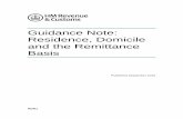 Guidance Note: Residence, Domicile and the Remittance …downloads-wkuk.wolterskluwer.co.uk/cch/news/tax/pdf/RDR1_FB15... · RDR1 Guidance Note: Residence, Domicile and the Remittance