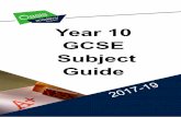 Year 10 GCSE Subject Guide - Oasis Academy Coulsdon 10... · Drama 5-6 English Language & English Literature ... A451 is a written paper with questions including a ... gcse/english-language-8700