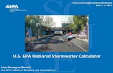 U.S. EPA National Stormwater Calculator€¦ ·  · 2017-11-08U.S. EPA National Stormwater Calculator ... reconditioned to support green infrastructure or ... U.S. EPA Stormwater