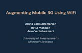 Augmenting Mobile 3G Using WiFi - WINLAB Home Page · Key ideas in Wiffler. Using WiFi only when available not effective • Exploit app delay tolerance and wait to offload on WiFi