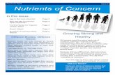 Nutrients of Concern - Home | cns · nutrients: vitamins, minerals, protein, carbohydrates, fats, and water. ... word search puzzle? I am a class of micronutrients that are either