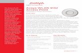Avaya WLAN 9132Access Point - Asit · Avaya WLAN 9132 Access Point ... economical solution for deploying an 802.11ac wireless network. With a 2x2 radio design ... individual or groups