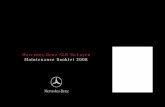 Mercedes-Benz SLR McLaren Maintenance Booklet 2008 · mercedes-benz slr mclaren maintenance booklet 2008. please note we strongly recommend that you have your vehicle serviced by