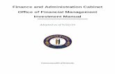 Finance and Administration Cabinet Office of Financial Management Investment Manual ·  · 2016-09-30REMIC Real Estate Mortgage Investment Conduit ... Finance and Administration