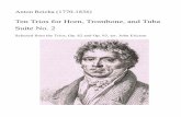 Ten Trios for Horn, Trombone, and Tuba Suite No. 2jqerics/Reicha-Trios-Suite-2-sample.pdf · Ten Trios for Horn, Trombone, and Tuba Suite No. 2 ... particularly suitable for transcription