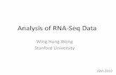 Analysis of RNA Seq Data - Stanford Universityweb.stanford.edu/group/wonglab/doc/RNA-seq-talk-JSM2010.pdfvariation. (see also Hansen et al 2010) • Model is platform dependent •
