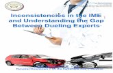 Inconsistencies in the IME and Understanding the Gap ...c.ymcdn.com/sites/ · and Understanding the Gap Between Dueling ... Conversion Disorder, Factitious Disorder, Somatization,