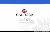 Vice President, Technology Caldera International, Inc.jht/Presentations/GovtLinuxAppDay-2001-09.… · Slide 4 Market NT Server 38.1% Unix & Linux 39.9% Netware 19.4% ... Slide 8