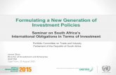 Formulating a New Generation of Investment Policies · Formulating a New Generation of Investment Policies ... Introduction: highlights of recent ... Diana Rosert Created Date: