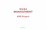E3-E4 MANAGEMENT - Home - Welcome to BSNL …bsnltnj1.webs.com/e3e4/manage/CH15-E3-E4 Management-ERP.pdf• This is a presentation for the E3-E4 Management for all streams for the