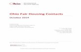 Ohio Fair Housing Contacts Contact List October...Ohio Fair Housing Contacts ... Local Contact: Evelyn King, FH Coordinator ... Cincinnati, Ohio 45202 (513) 721-4663 Fax: (513) 721-1642