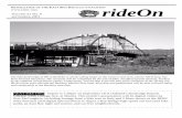 NEWSLETTER OF THE EAST BAY BICYCLE COALITION rideOn ·  · 2015-05-062. rideOn September 2001 I never imagined that I would be in a position to appreciate the suburbs with their