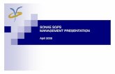 SONAE SGPS MANAGEMENT PRESENTATION · Asset management services. ... •UMTS/HSDPA coverage reached 78% ... • More than 1,300 thousand hours of professional training. Development