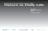 World Environment Day Lesson Plan: Nature in Daily Life · World Environment Day Lesson Plan: Nature in Daily Life . Summary ... 1 Adapted from:  and https: ...