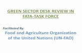 GREEN SECTOR DESK REVIEW IN FATA-TASK … Sector...GREEN SECTOR DESK REVIEW IN FATA-TASK FORCE ... Map of FATA • Agency wise estimated population 2011 ... Khyber, 1191.45 Orakzai,