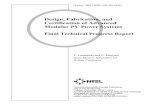 Design, Fabrication, and Certification of Advanced … · NREL/SR-520-24921 Design, Fabrication, and Certification of Advanced Modular PV Power Systems Final Technical Progress Report