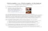 Philosophy 112: Philosophy of Religion 112: Philosophy of Religion ... Peter Kreeft, “The Thomist Cosmological Argument” - St. Thomas Aquinas, “The Five Ways,” II.B.1 (R&P),