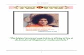 TTTThis Bhajahhiiss BBhhaajjaahis … Sri Sai Ram _____ 3 TABLE OF CONTENTS Prayers5 108 names of Bhagawan Sri Sathya Sai Baba ...