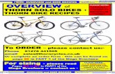OVERVIEW and BIKE RECIPES (Also PART 4 of online …RECIPES.pdf · overview and bike recipes ... overview of thorn solo bikes + thorn bike recipes ... overview and bike recipes (also