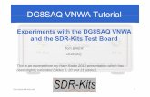 Experiments with the DG8SAQ VNWA and the SDR-Kits … · Experiments with the DG8SAQ VNWA ... inductive part t rans e flecti n vert a to r ... SOL -Calibration for S 11-Measurement
