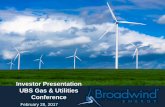 Investor Presentation UBS Gas & Utilities Conferences21.q4cdn.com/204186877/files/doc_presentations/2017/Feb.-2017...UBS Gas & Utilities Conference. ... (xi) our ability to successfully