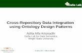 Cross-Repository Data Integration using Ontology …dase.cs.wright.edu/sites/default/files/ODPData...October 2014 – Adila Krisnadhi Cross-Repository Data Integration using Ontology