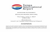 06-17 - agd sum - Tampa International Airport Agenda - June... · F. MANAGEMENT REPORT ... Rent-A-Car Fueling Facility, ... Telesoft Software License and Telesoft Database Conversion