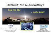 Outlook for Nickelalloys - :: International Nickel Study ... · 1 962 1964 66 1968 1970 197 2 197 4 1976 19 78 1980 19 82 1984 1 986 988 199 ... Global Production Volume 1989 –