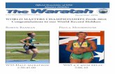 Official Newsletter of NSW Masters Athletics - SportsTG · Official Newsletter of NSW Masters Athletics ... A huge congratulations to Robyn Basman and Pau-la Moorhouse for personal