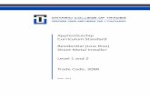 Apprenticeship Curriculum Standard Residential (Low …€¦ ·  · 2014-08-04Apprenticeship Curriculum Standard Residential (Low Rise) Sheet Metal Installer Level 1 and 2 ... 10