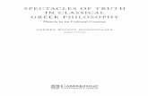 SPECTACLES OF TRUTH IN CLASSICAL GREEK PHILOSOPHY · In other words, to locate a star ... 2 Spectacles of Truth in Classical Greek Philosophy ... 4 Spectacles of Truth in Classical
