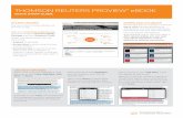QUICK START GUIDE REUTERS PROVIEW® eBOOK QUICK START GUIDE D0WNLOAD AN eBOOK Browse the library collection, and then tap …