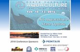 NC Aquaculture Development Conference Aquaculture Development Conference ... •Fingerling production 15 Hatcheries ... soon after stocking and was not able to