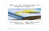 How to be Successful on English Paper 1:english-faculty.weebly.com/uploads/1/7/0/4/17049224/... · Web viewAs well as being categorised by their types, sentences can be group according