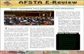 AFSTA CongreSS 2014 ATTrACTed 303 delegATeSafsta.org/wp-content/uploads/documents/E-REVIEW APRIL 2014.pdfMr. Jitu Shah, elected the AFSTA ... AFSTA CongreSS 2014 ATTrACTed 303 delegATeS