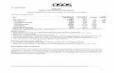 11 April 2018 ASOS plc Global Online Fashion Destination .../media/Files/A/Asos-V2/reports-and... · Michael Wentworth-Stanley / Bill Hutchings Numis Securities Tel: 020 7260 1000
