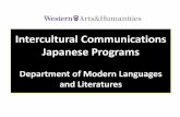 Intercultural Communications Japanese Programs - uwo.ca · (to teach English, to travel, etc.) To . be. a global. player (business, etc.) Why study Japanese? d(^ ... make yourself