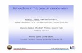 Hot electrons in THz quantum cascade lasers - Monte Verita · Universitàdi Bari CNR-INFM RegionalLab Miriam S. Vitiello, Gaetano Scamarcio, Regional Laboratory LIT 3, CNR – INFM