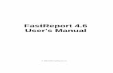 FastReport 4.6 User's Manual - cmrconsignmentnote.com€¦ · I FastReport 4.6 User's Manual ... 18Displaying data in the form of a ... When dragging a ruler to a report page, the