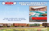 by QUALITY WAGON KITS - Peco Wagon Leaflet... · wagon underneath a suitable load if running ‘full’. ... paint, transfers and a ... stock to your railway that cannot be found