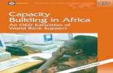 capacity building cover - OECD.org · Capacity Building in Africa THE WORLD BANK THE WORLD BANK WORLD BANK OPERATIONS EVALUATION DEPARTMENT ISBN 0-8213-6241-0 …